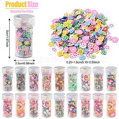 48G 6 Styles Handmade Polymer Clay Cabochons&nbsp;CLAY-YW0002-23