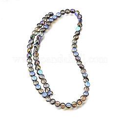 Electroplated Transparent Glass Beads Strands&nbsp;GL-CBA98F0-06B-05
