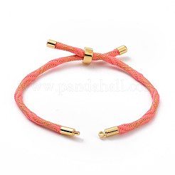 Nylon Cord Silder Bracelets&nbsp;MAK-C003-03G-05