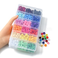 702pcs 18 Colors Opaque Plastic Beads&nbsp;KY-YW0001-41