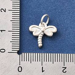 Fine Silver Dragonfly Charms with Jump Rings&nbsp;LS-STER-I022-01S