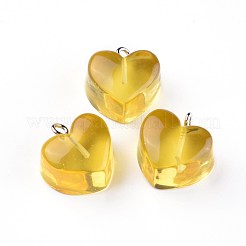 Resin Pendants&nbsp;RESI-WH0008-12C
