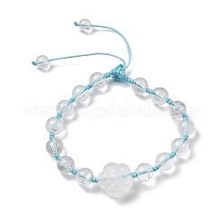Adjustable Natural Mixed Gemstone Beads Braided Bead Bracelets for Women&nbsp;BJEW-L713-A