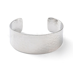 Rack Plating Brass Open Wide Cuff Bangles for Women&nbsp;BJEW-D032-06P