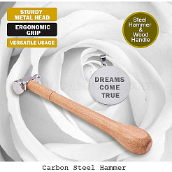 Carbon Steel Chasing Hammers&nbsp;TOOL-WH0072-03
