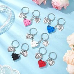 Valentine's Day Resin & Alloy Keychain&nbsp;KEYC-JKC01152