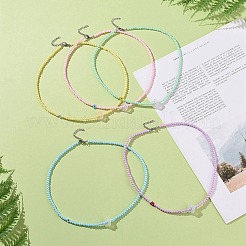 Opaque Acrylic Beaded Bracelets&nbsp;NJEW-JN04174