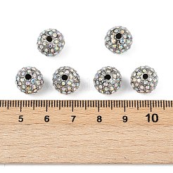 Alloy Rhinestone Beads&nbsp;RB-A034-10mm-A28P