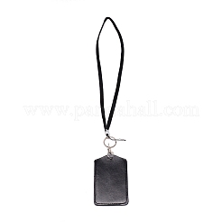 Rectangle PU Leather with Rhinestone Phone Card Holder&nbsp;LS-AJEW-WH0230-48D