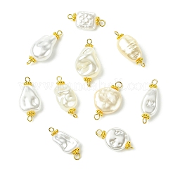 65Pcs 13 Styles ABS Plastic Imitation Pearl Connector Charms&nbsp;PALLOY-CJ00168