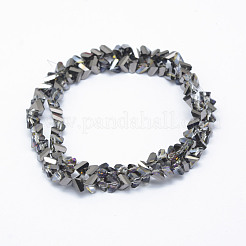 Electroplate Glass Beads Strands&nbsp;EGLA-J143-B-HP02