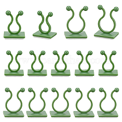 120Pcs 2 Styles Self-Adhesive Plastic Wall Fixture Clips&nbsp;AJEW-CP0009-90