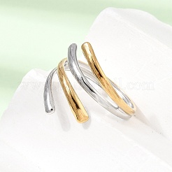 304 Stainless Steel Cuff Open Rings for Women&nbsp;SA-CBA82C8-08GP