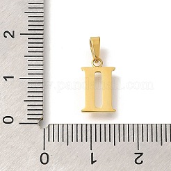 Ion Plating(IP) 304 Stainless Steel Micro Pave Cubic Zirconia Pendants&nbsp;STAS-H228-02G-02