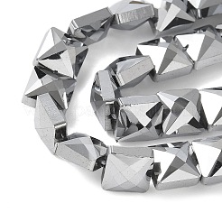 Electroplate Glass Beads Strands&nbsp;EGLA-L045-B-FP02