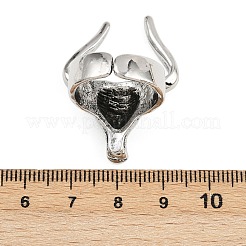 Alloy Cuff Rings&nbsp;RJEW-D328-02AS