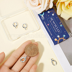 6Pcs Brass Spring Gate Rings&nbsp;KK-SC0008-02P