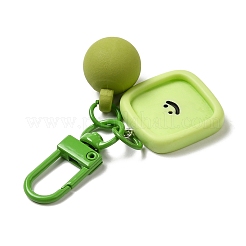Cartoon Smiling Face Acrylic Pendant Keychain&nbsp;LS-KEYC-D017-01D