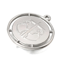 304 Stainless Steel Pendants&nbsp;STAS-D391-08P