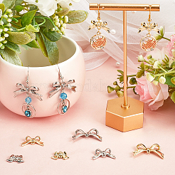 60Pcs 6 Colors Rack Plating Alloy Connector Charms&nbsp;FIND-SC0011-09A