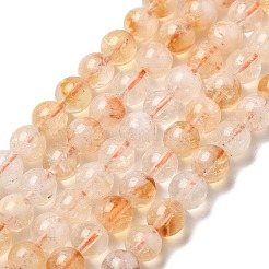 Heated Natural Citrine Beads Strands&nbsp;G-S362-105B