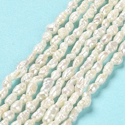 Natural Baroque Pearl Keshi Pearl Beads Strands&nbsp;PEAR-E016-142
