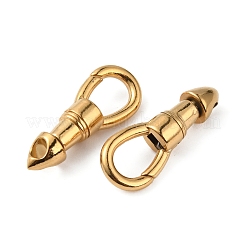 304 Stainless Steel Lobster Claw Clasps&nbsp;STAS-WH0044-19G