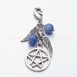 Tibetan Style Gemstone Pendants&nbsp;X-HJEW-JM00222