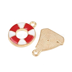 Alloy Enamel Pendants&nbsp;ENAM-D308-01G