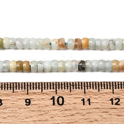 Natural Flower Amazonite Heishi Beads Strands&nbsp;G-A299-A17-01