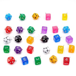 28Pcs 2 Style Acrylic Pendants&nbsp;OACR-PH0001-83