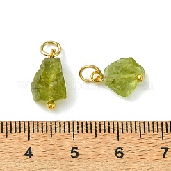 Raw Rough Natural Peridot Pendant Pendants&nbsp;PALLOY-JF05641
