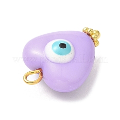 Evil Eye Resin Pendants&nbsp;PALLOY-JF02127-01