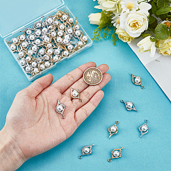 60Pcs 2 Colors Alloy Rhinestone Pendants&nbsp;FIND-PH0060-11