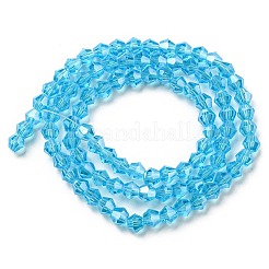 Transparent Electroplate Glass Beads Strands&nbsp;EGLA-A039-T4mm-A19