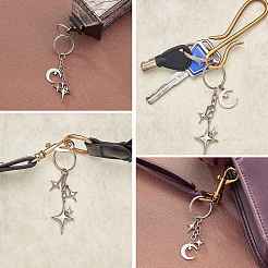 Star & Moon Alloy Keychain&nbsp;KEYC-SW00014-04
