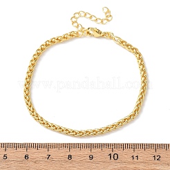 Brass Wheat Chain Bracelets Women&nbsp;BJEW-C140-03G