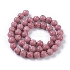 Natural Rhodonite Bead Strands&nbsp;G-L417-08-8mm