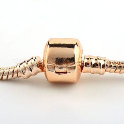 Brass European Style Bracelets for Jewelry Making&nbsp;KK-R031-03