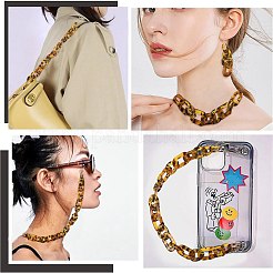 80Pcs 5 Styles Transparent Acrylic Linking Rings&nbsp;OACR-FS0002-74