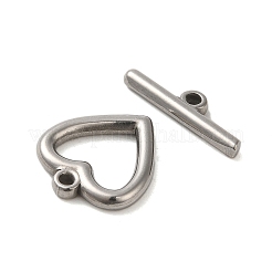 Non-Tarnish 304 Stainless Steel Toggle Clasps&nbsp;STAS-Q324-04P