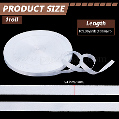 Polycotton Ribbon&nbsp;OCOR-WH0109-080A
