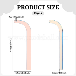 20Pcs Acrylic Earring Try-On Stick&nbsp;ODIS-FG0001-88B