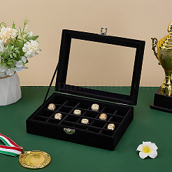 24-Slot Velvet Paper Storage Gift Jewelry Boxes&nbsp;CON-WH0110-41