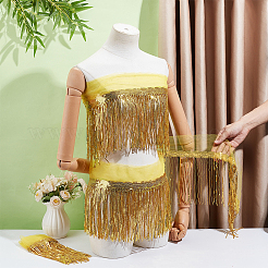 Polyester Fringe Lace Trim&nbsp;DIY-WH0671-008D