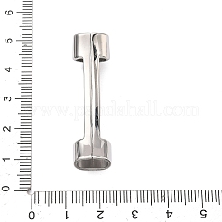 304 Stainless Steel Tube Beads&nbsp;STAS-A138-03P