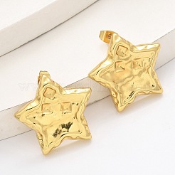 304 Stainless Steel Stud Earrings for Women&nbsp;EJEW-U047-12G