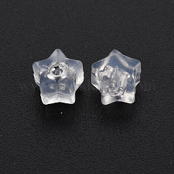 Silicone Ear Nuts&nbsp;SIL-N004-02P-NR
