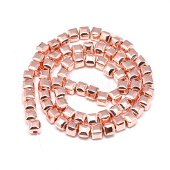 Electroplate Non-magnetic Synthetic Hematite Beads Strands&nbsp;G-Q465-41RG