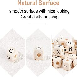 Wood Beads&nbsp;WOOD-WH0027-27